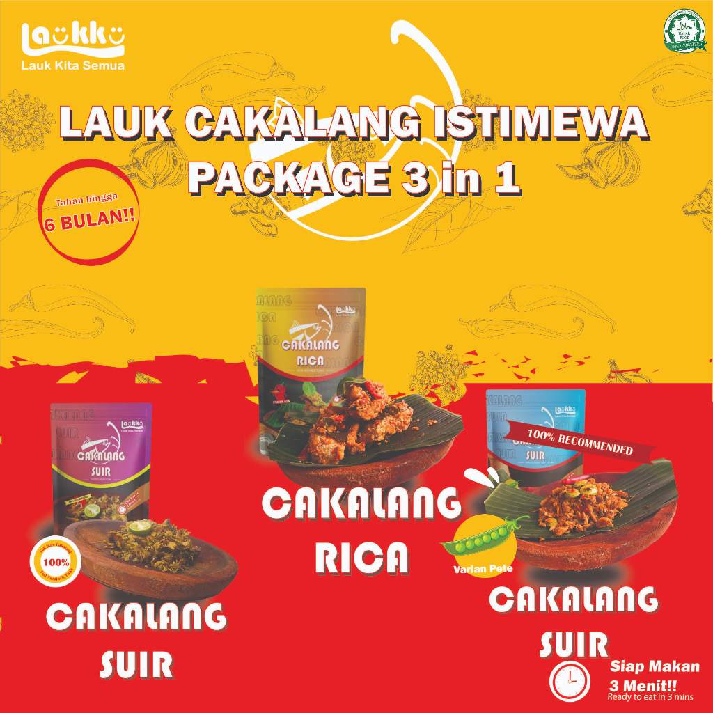 

LAUKKU - CAKALANG PACKAGE SPECIAL 3 in 1 FULL IKAN CAKALANG VACUUM PACK