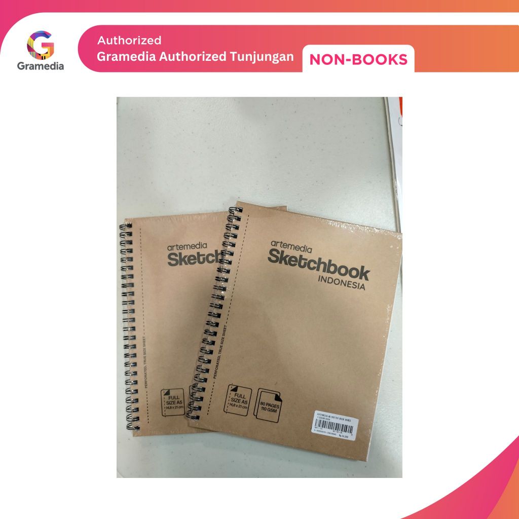 

Gramedia Tunjungan : Artemedia A5 sketchbook wired