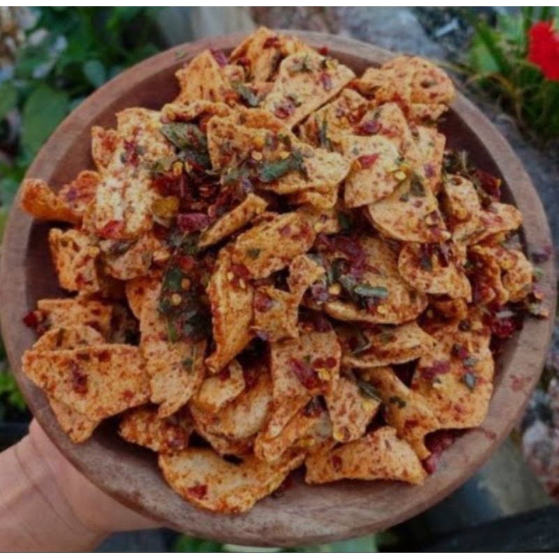 

kripik basreng pedas