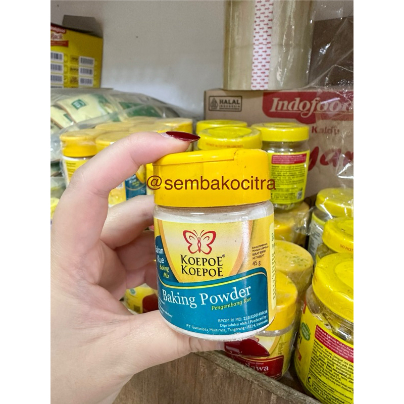 

BAKING POWDER cap KOEPOE KOEPOE / BAHAN KUE BAKING MIX / PENGEMBANG KUE