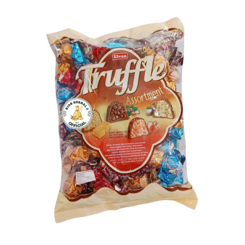 

Elvan Truffle Assortment Cokelat 1kg,coklat,grosir coklat,snack