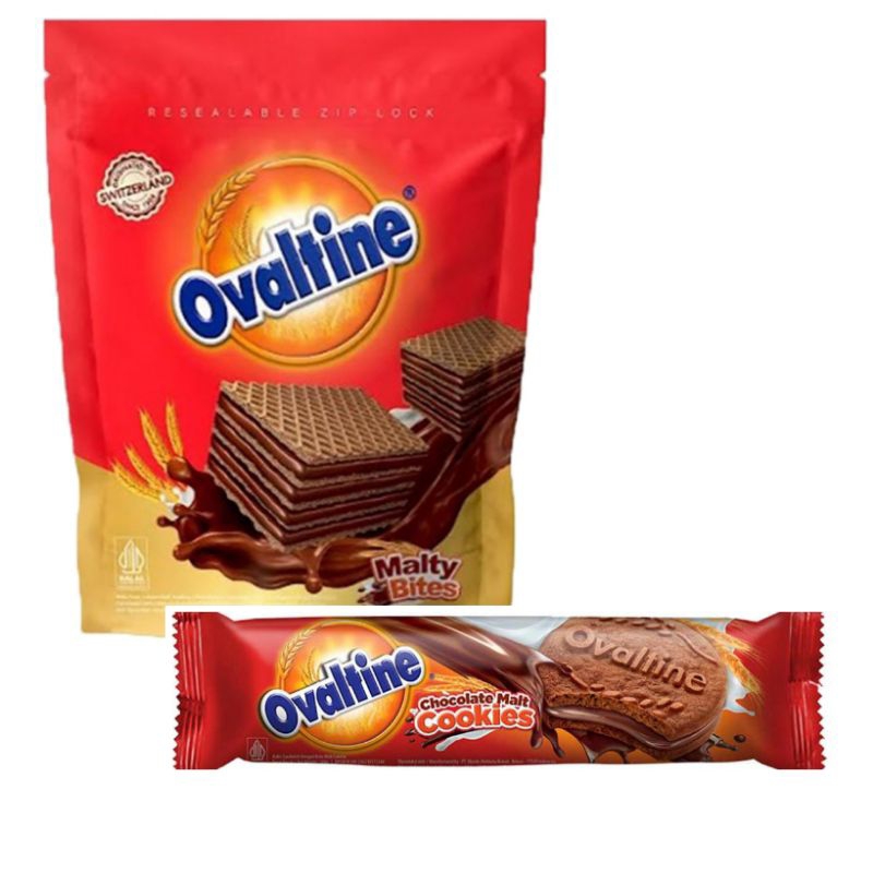 

Ovaltine Cookies Chocolate Malt baru wafer milky pouch