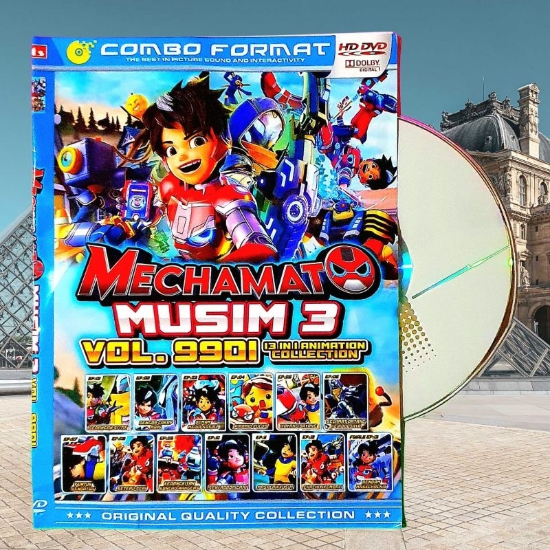 Kaset DVD Koleksi 13 Judul Filem Mechamato Terbaru - DVD Mechamato - DVD Anak Boboiboy Mechamato