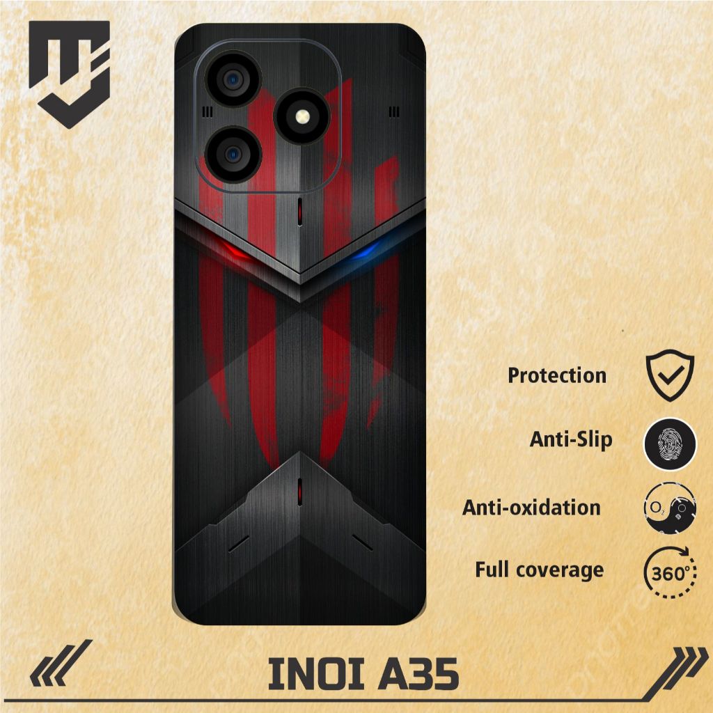 SKIN HANDPHONE INOI A35 2PCS KODE #INO11-15