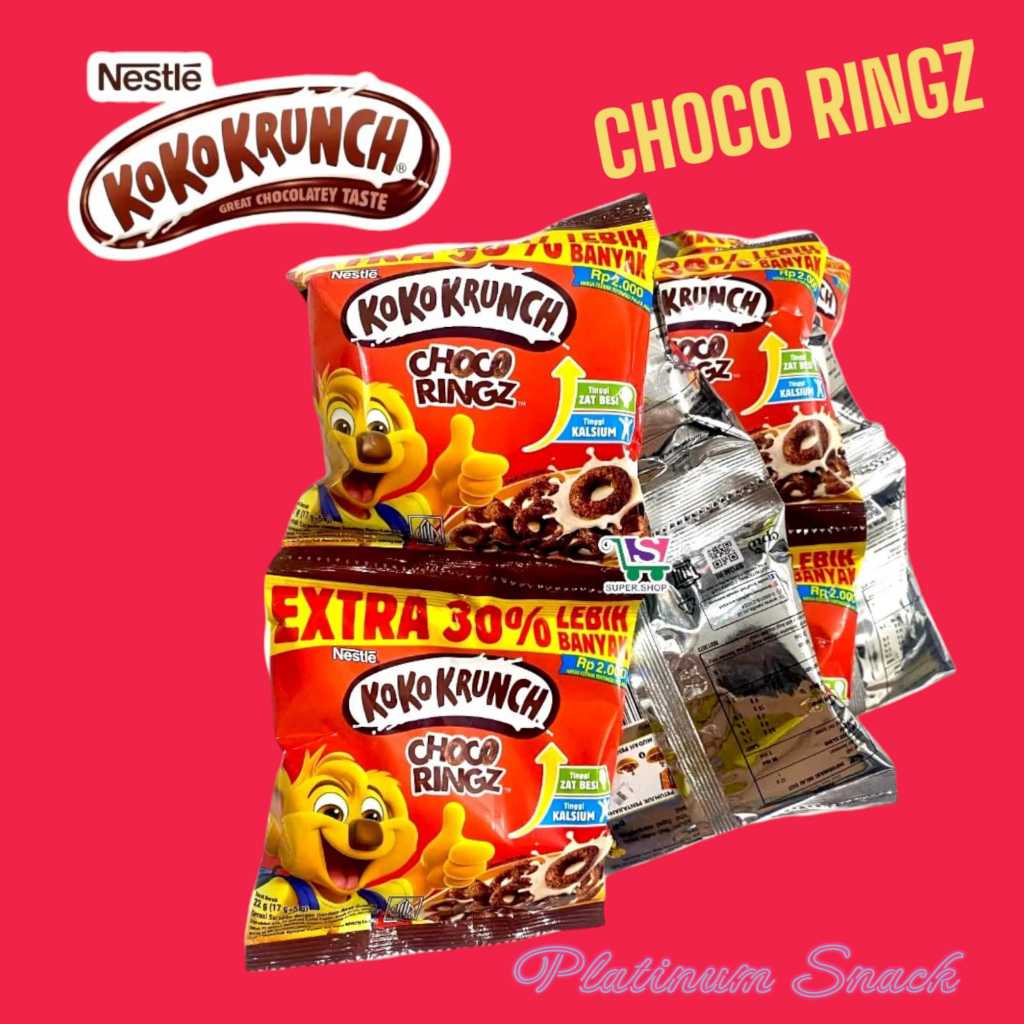 

Ringz Koko Krunch | Isi 10 Bks @ 17 Gr EXTRA | Nestle