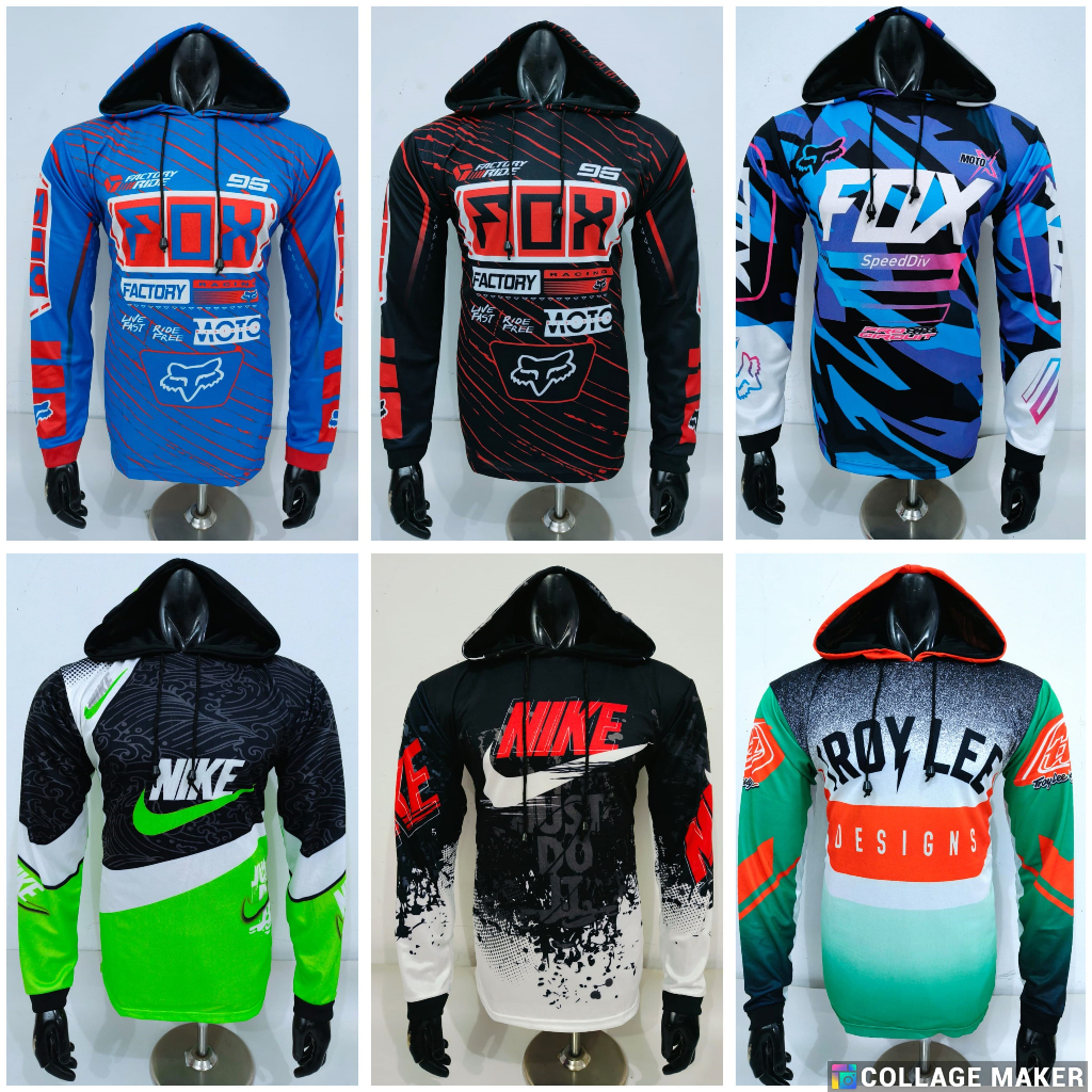 KAOS JERSEY SEPEDA BERTOPI - BAJU KAOS SEPEDA BERTOPI HOODIE FULL PRINT