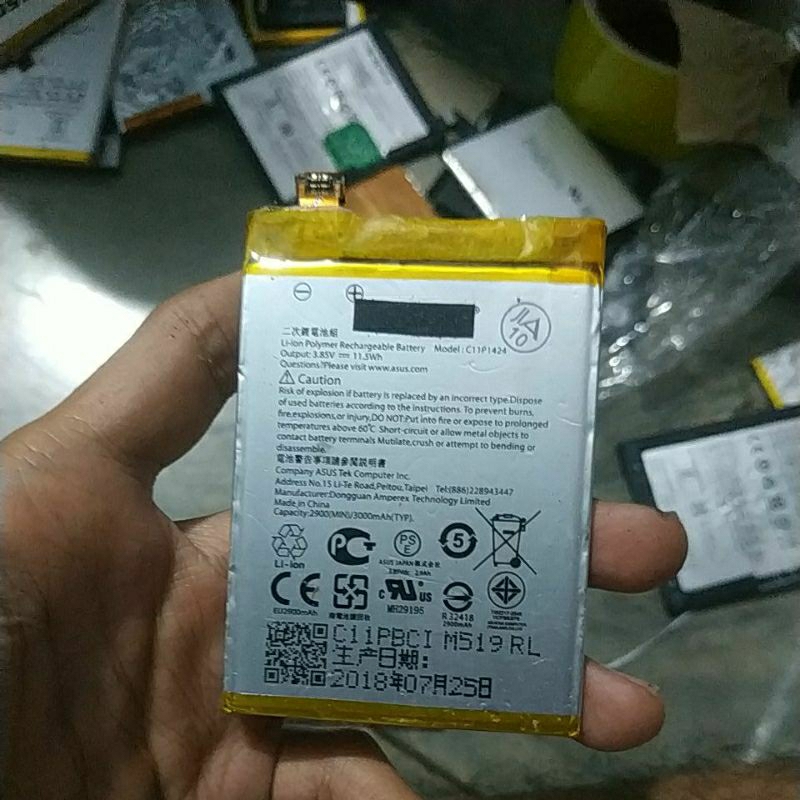 BATERAI BEKAS ASUS ZENFONE 2 5.5in (z008D)c11p1424