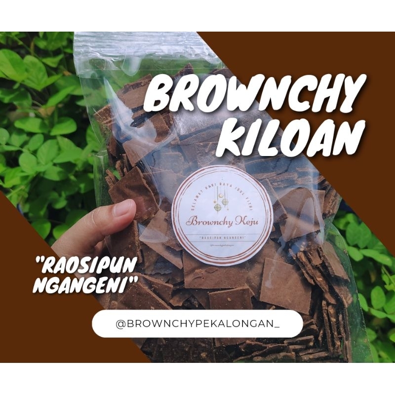 

KERIPIK BROWNIES | BROWNHCY | KACANG | KEJU | CHOCOCHIP | 500 GR | 1KG | OLEJ-OLEH PEKALONGAN