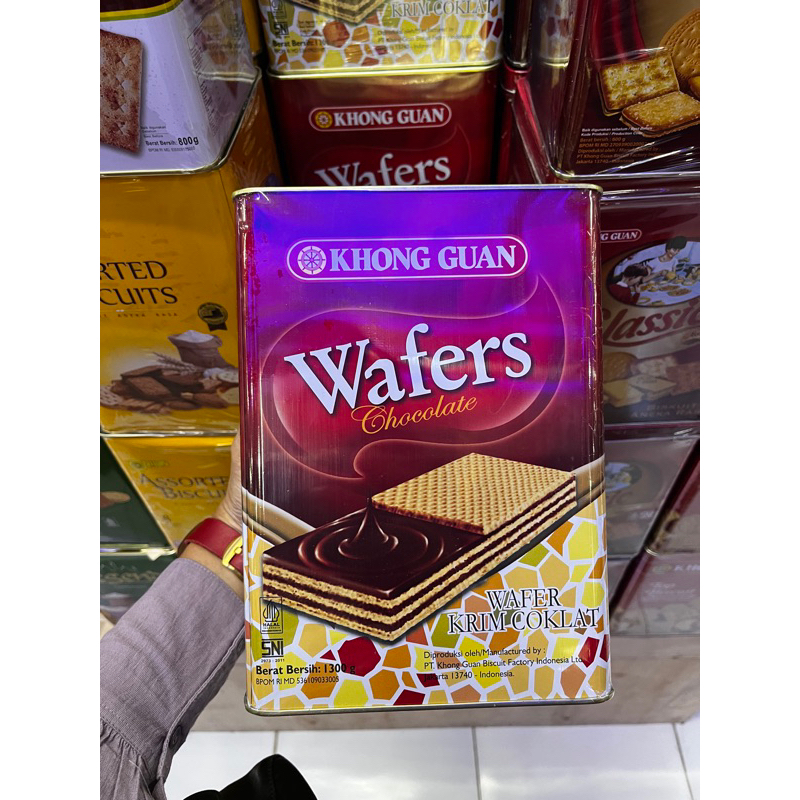 

Khong Guan Wafers Chocolate 1300gr | Khong Guan Wafer | Khong Guan | Jajan Lebaran | Jajan Murah