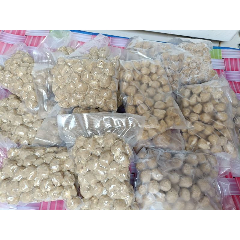 

bakso ayam mix sapi tanpa tepung