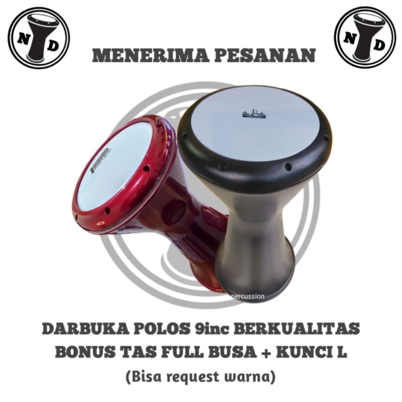 Darbuka 9inc Polos Murah Berkualitas