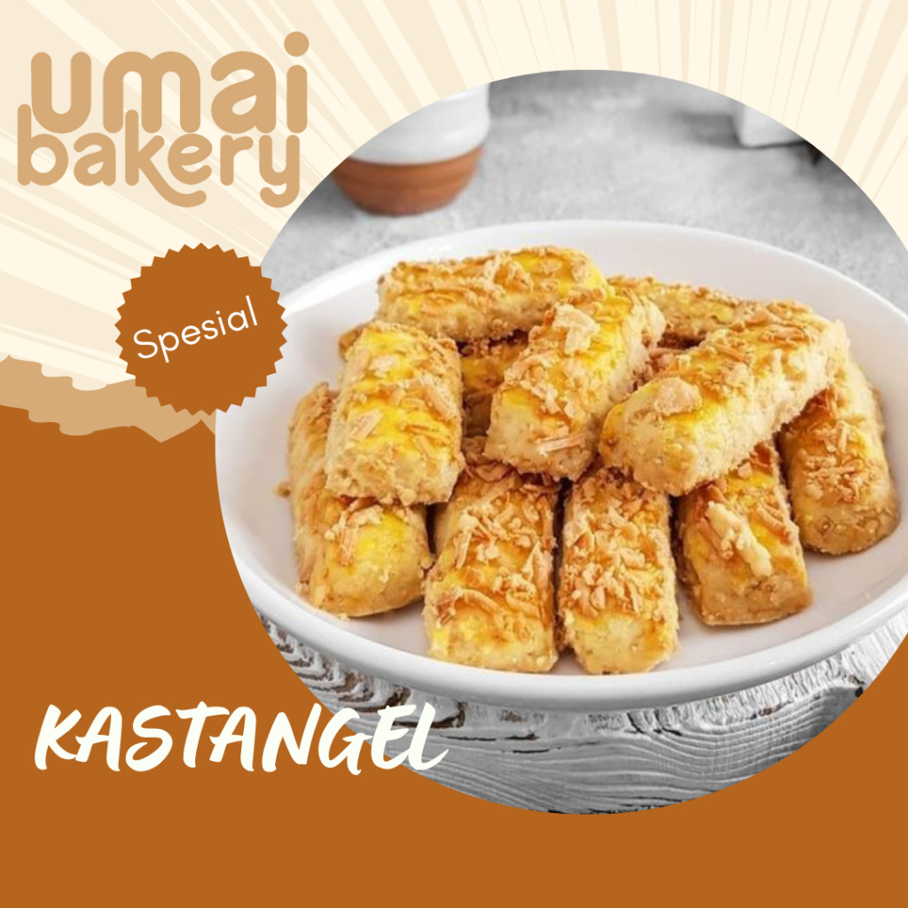 

Kastangel - Kue kering spesial 500gr Tanpa Pengawet By UMAI BAKERY