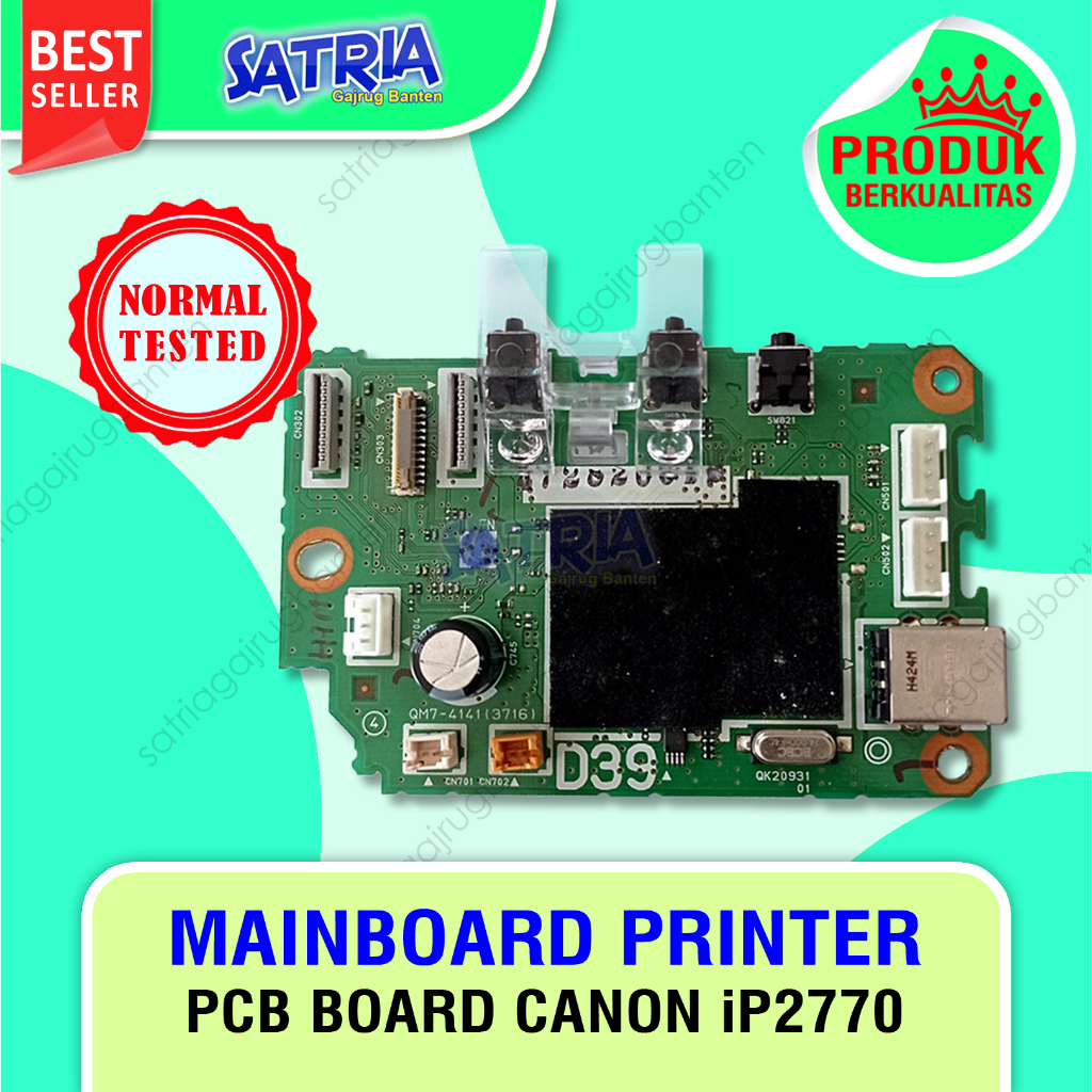 Mesin PCB Board Mainboard Printer Canon 2770 iP2770 Normal