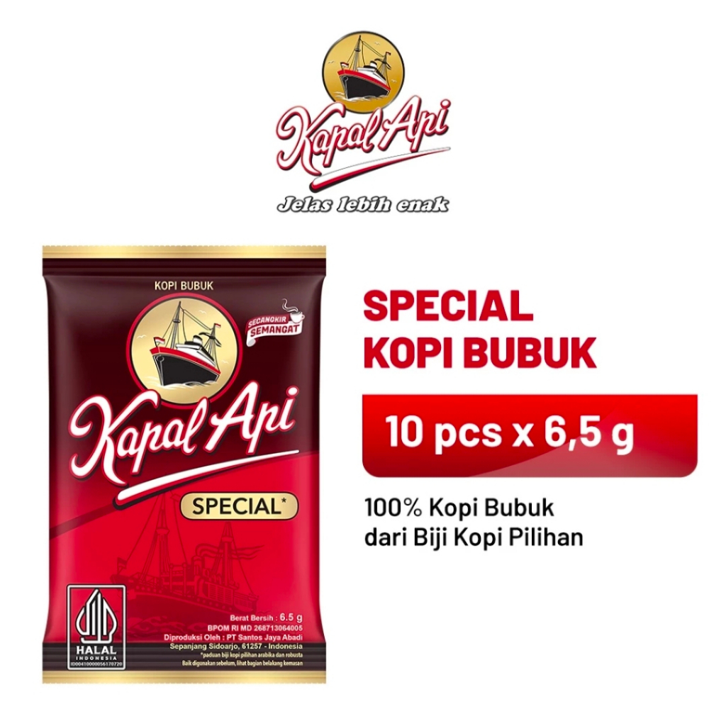 

Kapal Api Special Merah 1 Renteng (10 x 6 gr)