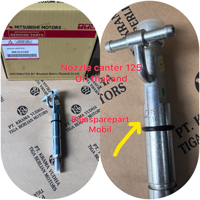 nozzle canter 125 hd / hdv / hdx ori thailand