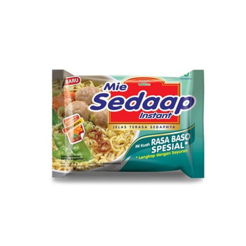 

[1 Dus isi 40 Bungkus] Mie Sedaap Kuah Bakso Spesial 77gr Murah