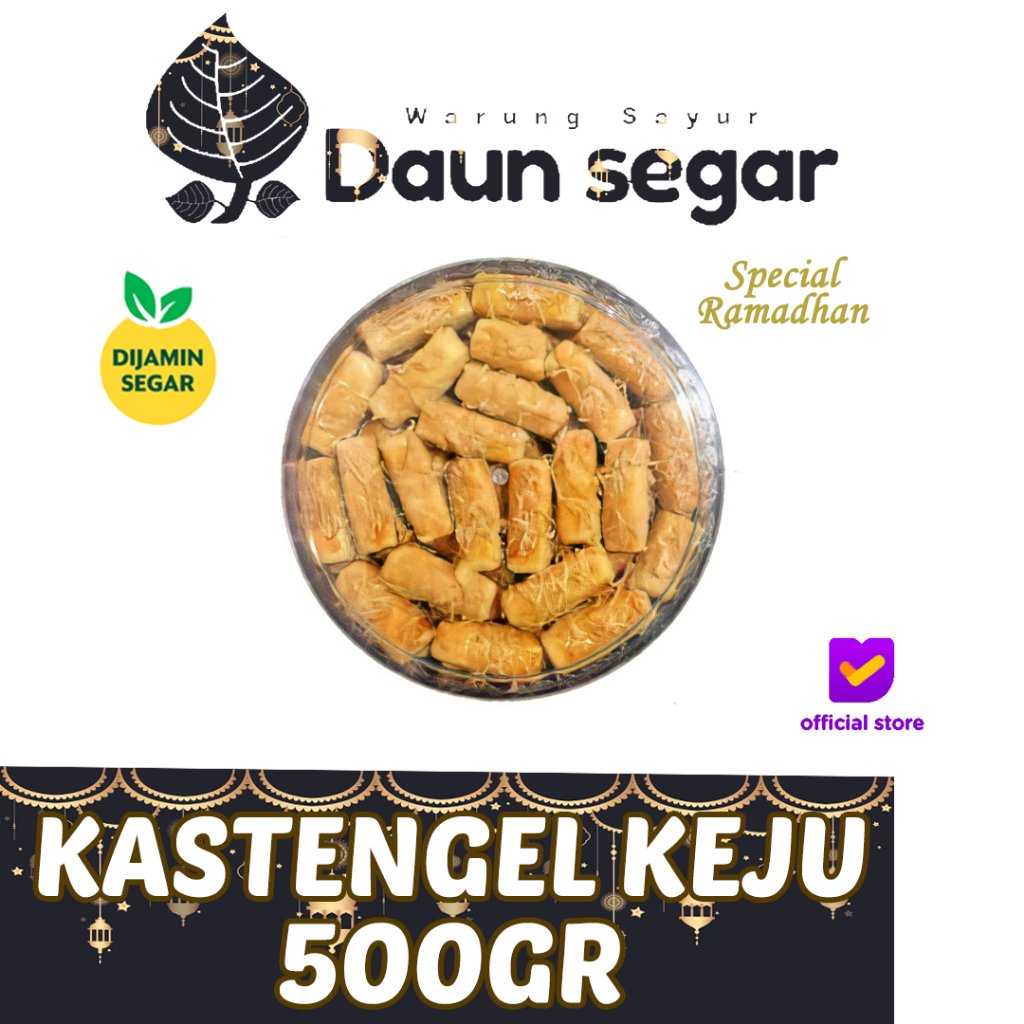 

Kastengel Keju 500gr ( FULL EXTRA ) Kue Lebaran 2025 Exp 2026