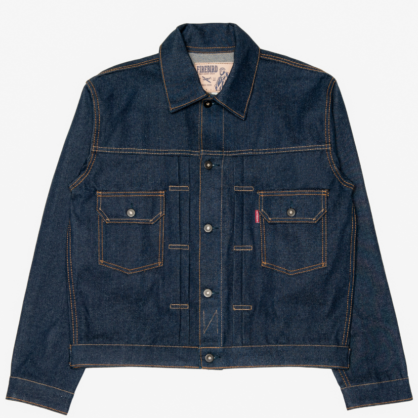 FIREBIRD MFG. - TYPE II DENIM JACKET STINGERS MKII Lot. 950 (15OZ DRY DENIM)