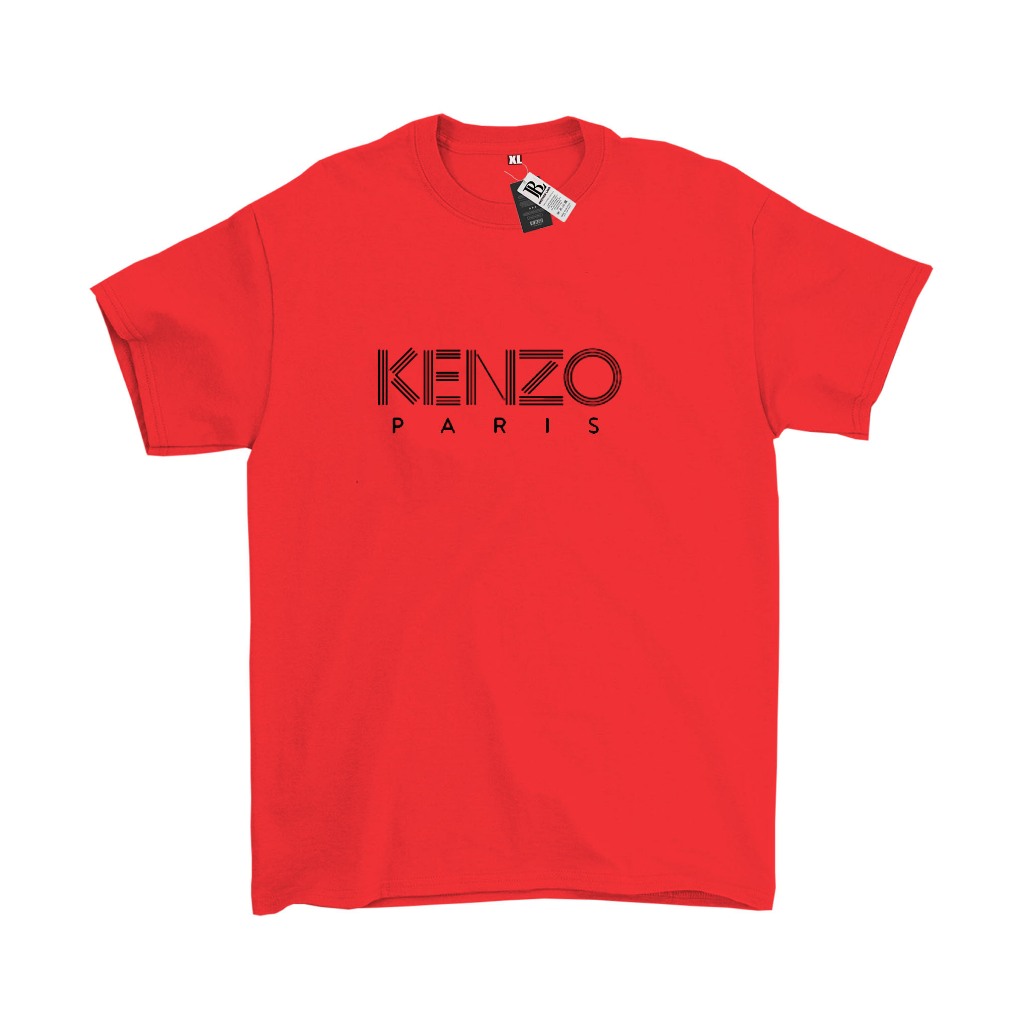 Kaos Pendek Baju Oblong  Kenzo Black Pria& wanita Ditro unisex Terbaru 2025