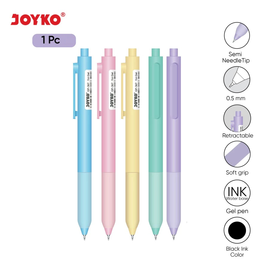 

Gel Pen Pulpen Pena Joyko GP-367 Yoi Gel 0.5 mm
