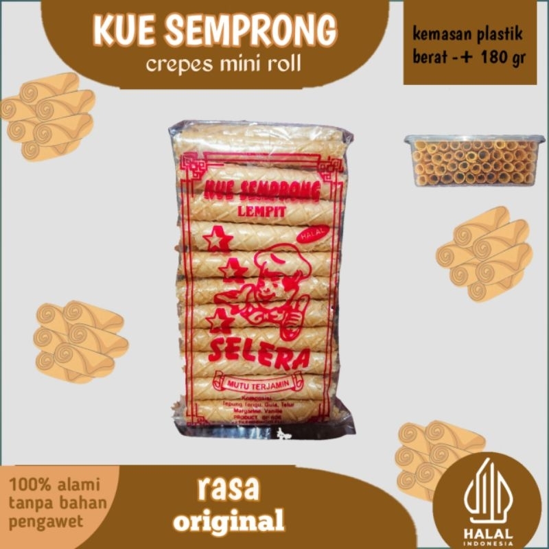 

kue semprong kue lebaran mini roll -+ 180gr