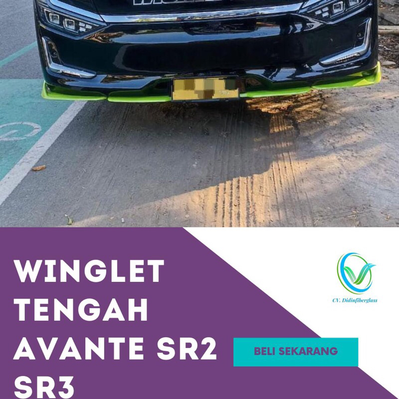 winglet sr2 tengah big bus | winglet tengah big bus