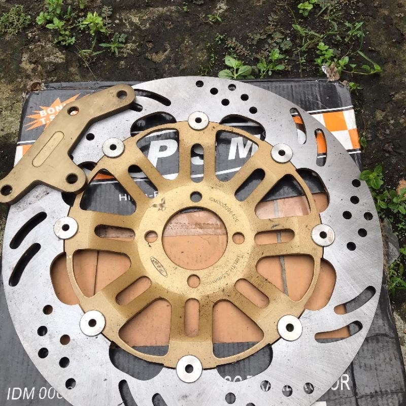 Piringan Disc Disk Cakram Depan PSM 320 mm Cekung PNP Supra x Karisma Baut 4 Original Baru Smash Sho
