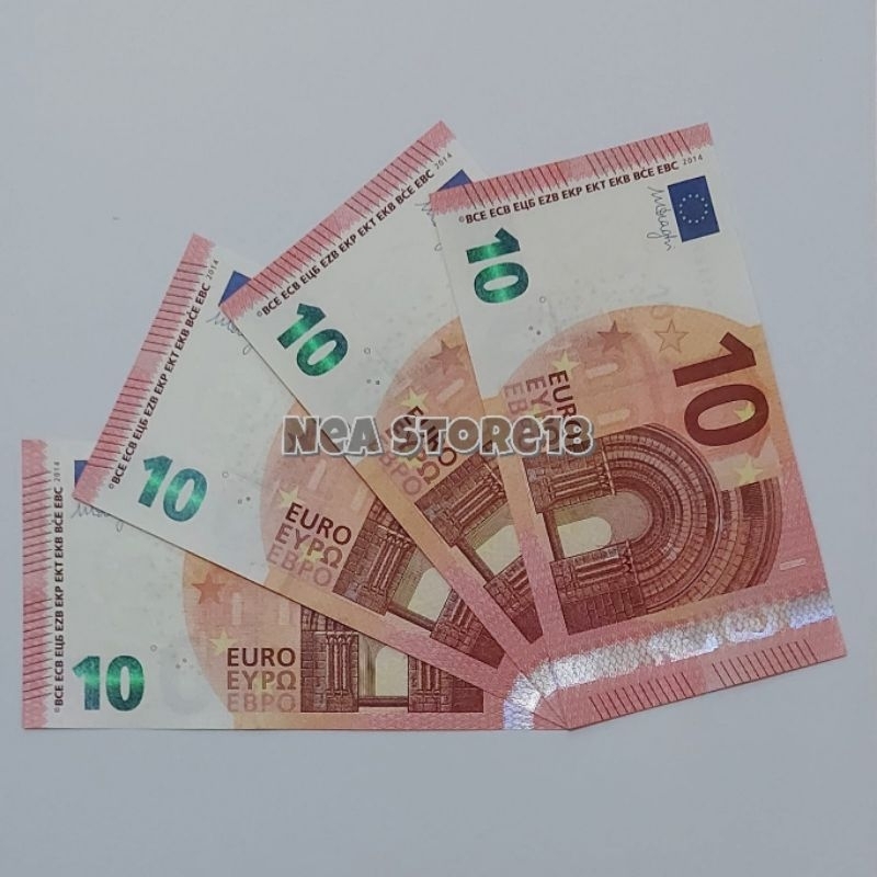 Souvenir Satu Set Paket Lengkap Euro Eropa 5 10 Dan 20 Euro