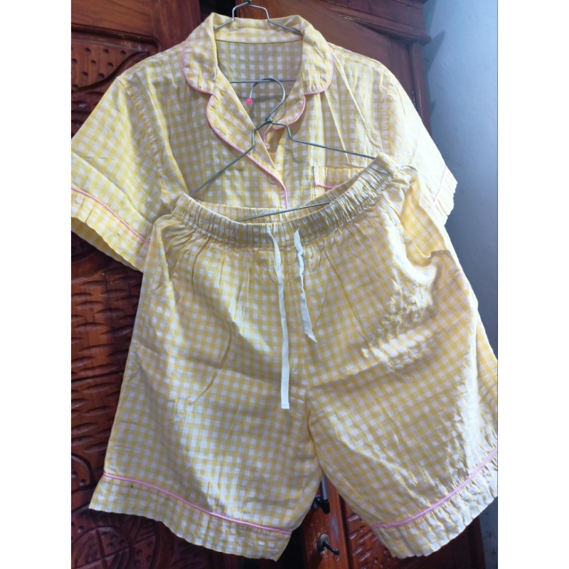 preloved set piyama katun brand jaju