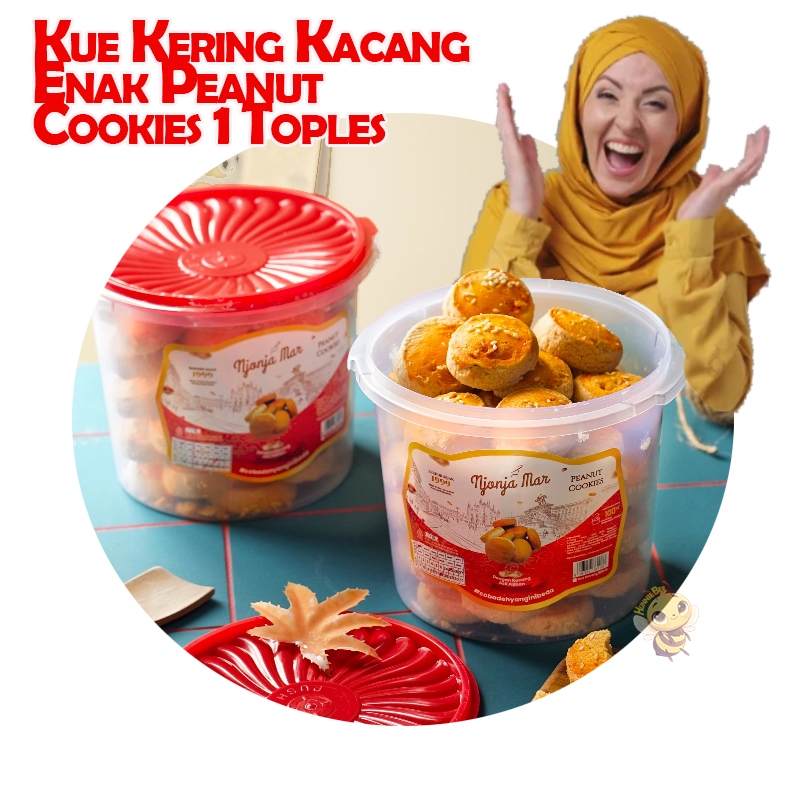 

Kue Kering Kacang Enak Peanut Cookies 1 Toples