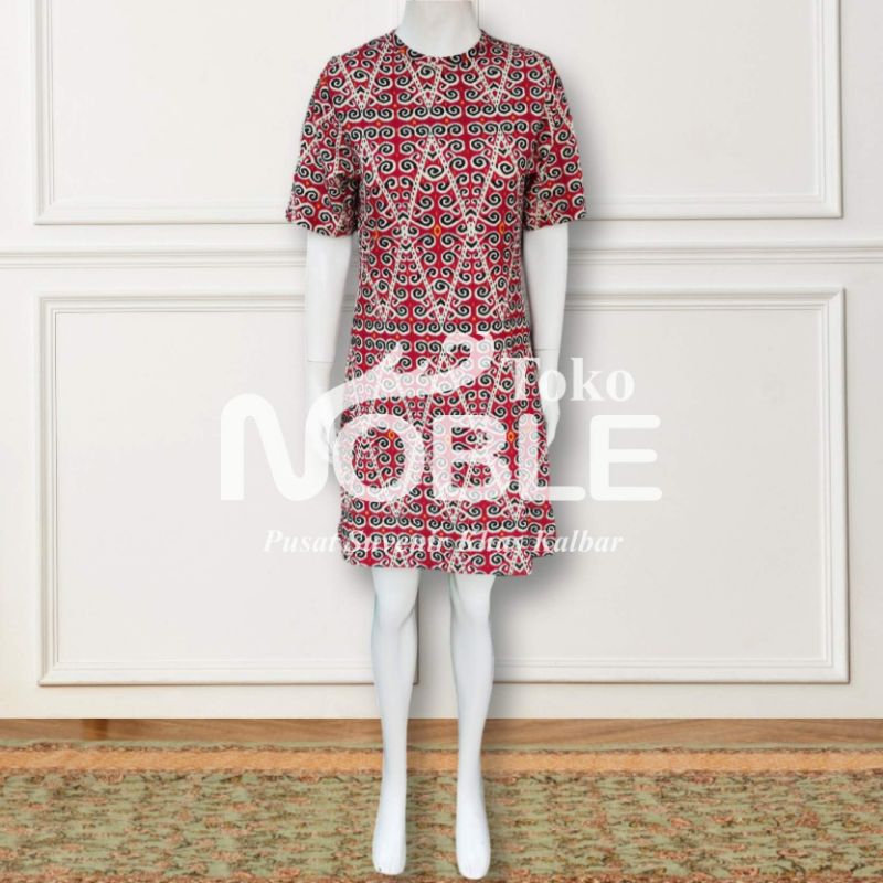 Dress Batik Motif Dayak