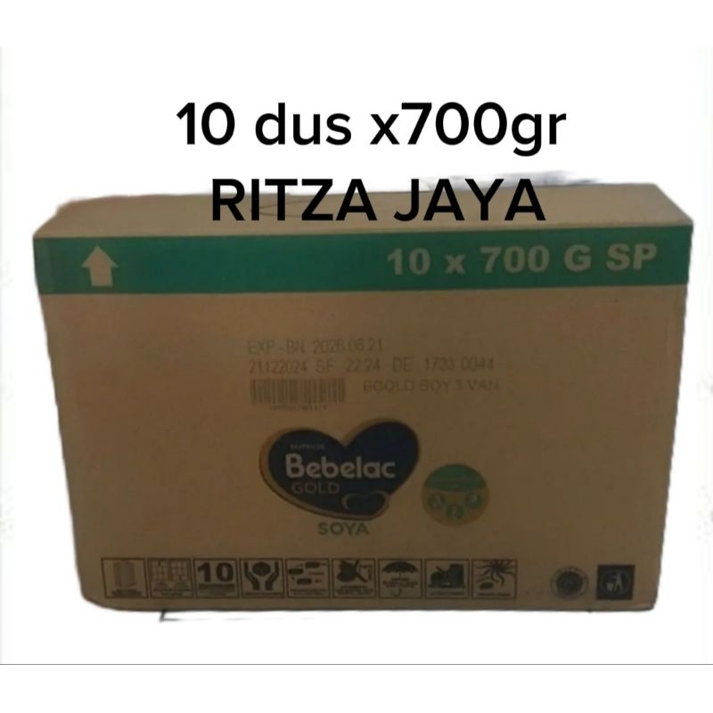 

Bebelac gold soya 1 karton isi 10 x 700gr