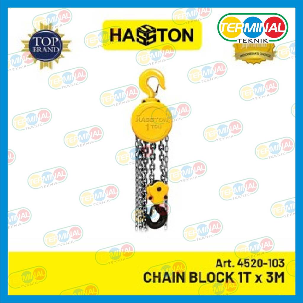 HASSTON PROHEX Chain Block / Takel 1 Ton x 3 Meter (4520-103)