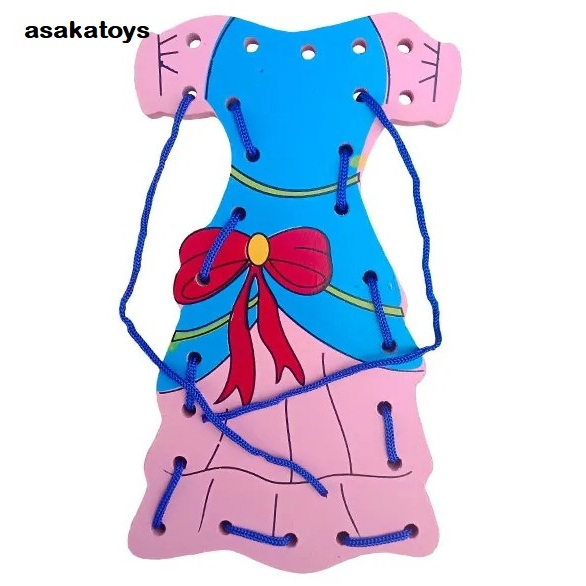Mainan Edukatif / APE - Menjahit Gaun - Asakatoys2025