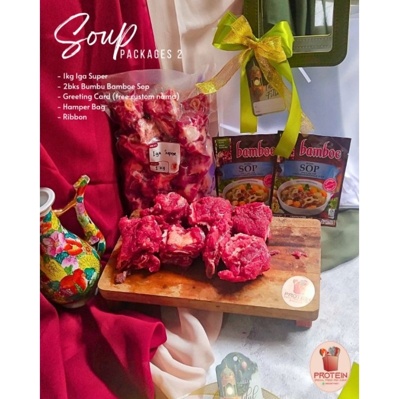 

RIB SOUP PACKAGES HAMPERS / RIBS / HAMPERS IGA SUPE / HAMPERS DAGING LEBARAN MURAH / TRADISIONAL. HAMPERS / IED HAMPERS