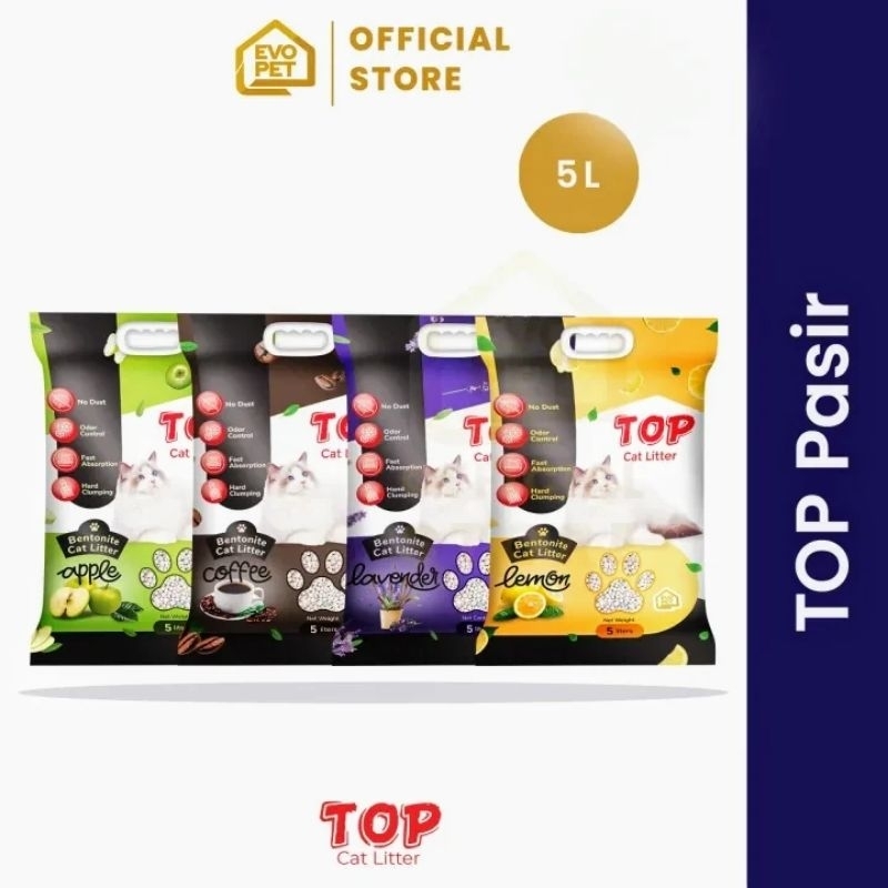 Pasir Kucing Top 5 Liter Freshpack