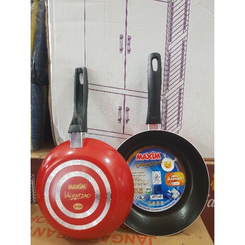 Teflon maxim 18 cm & 20 cm valentino anti lengket
