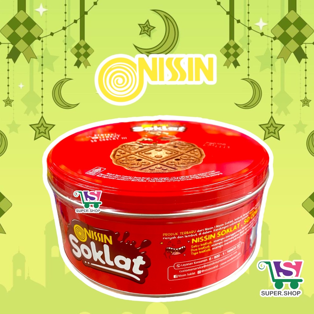 

Nissin SOKLAT Biskuit Cokelat Kaleng 175 Gram Kue Hampers Lebaran