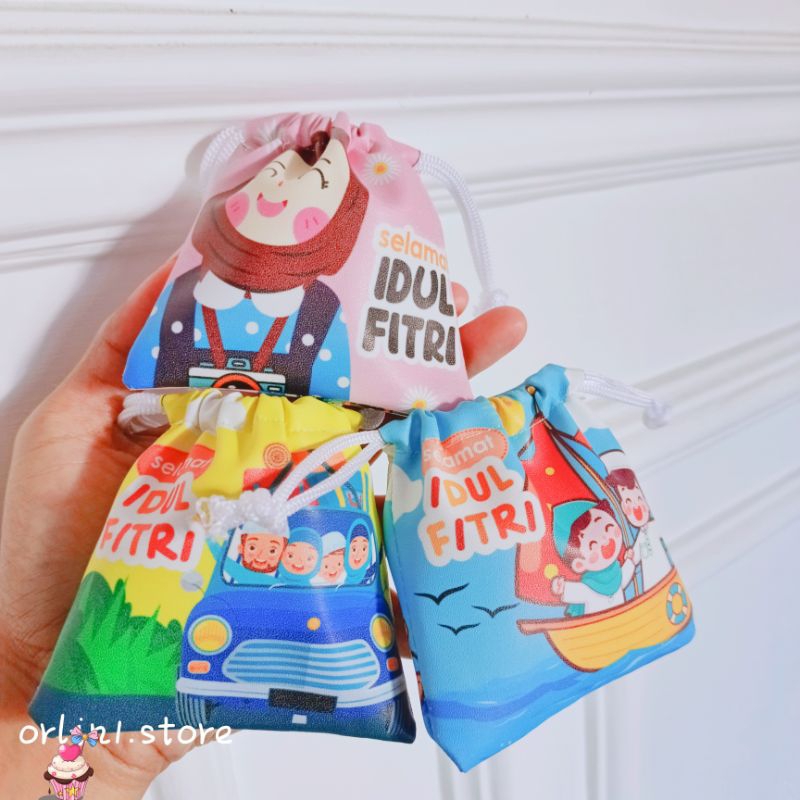

pouch lebaran angpao serut isi 12 pc