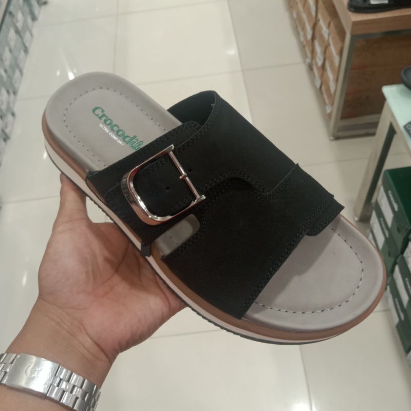 CROCODILE SANDAL SLIP ON KULIT PRIA ORIGINAL
