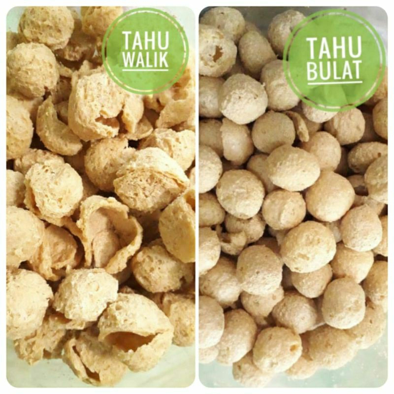 

Krupuk Tahu Bulat & Krupuk Tahu Walik Gurih Renyah Snack Curah Murah