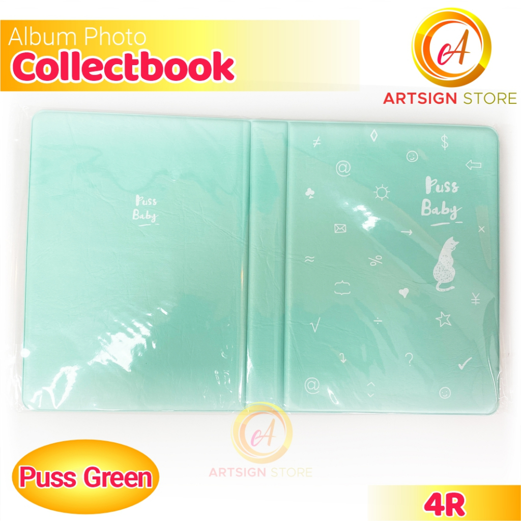 Album Foto 4R Album Collectbook Photostrip Album 4R 40 Pockets Colorful Kpop Storage Album Korean - 