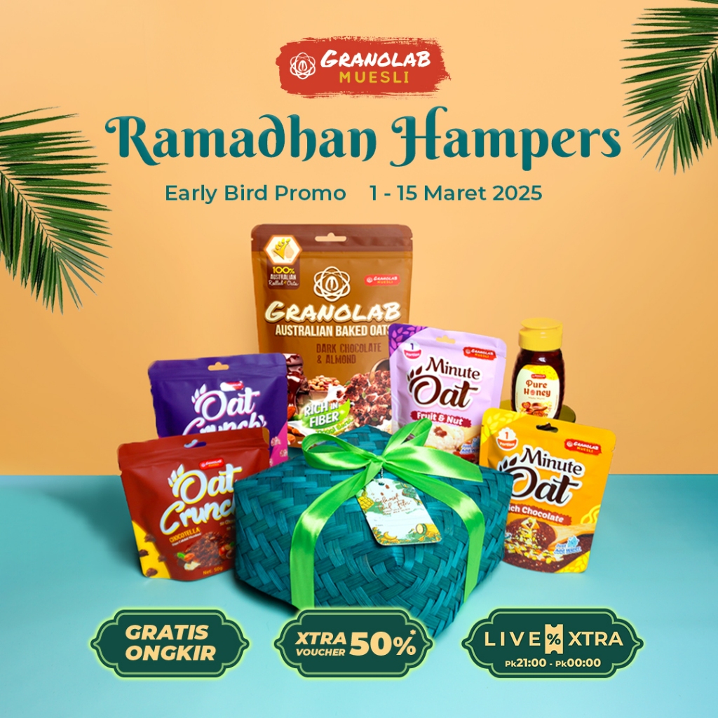 

Hampers Lebaran Idul Fitri Granolab Muesli