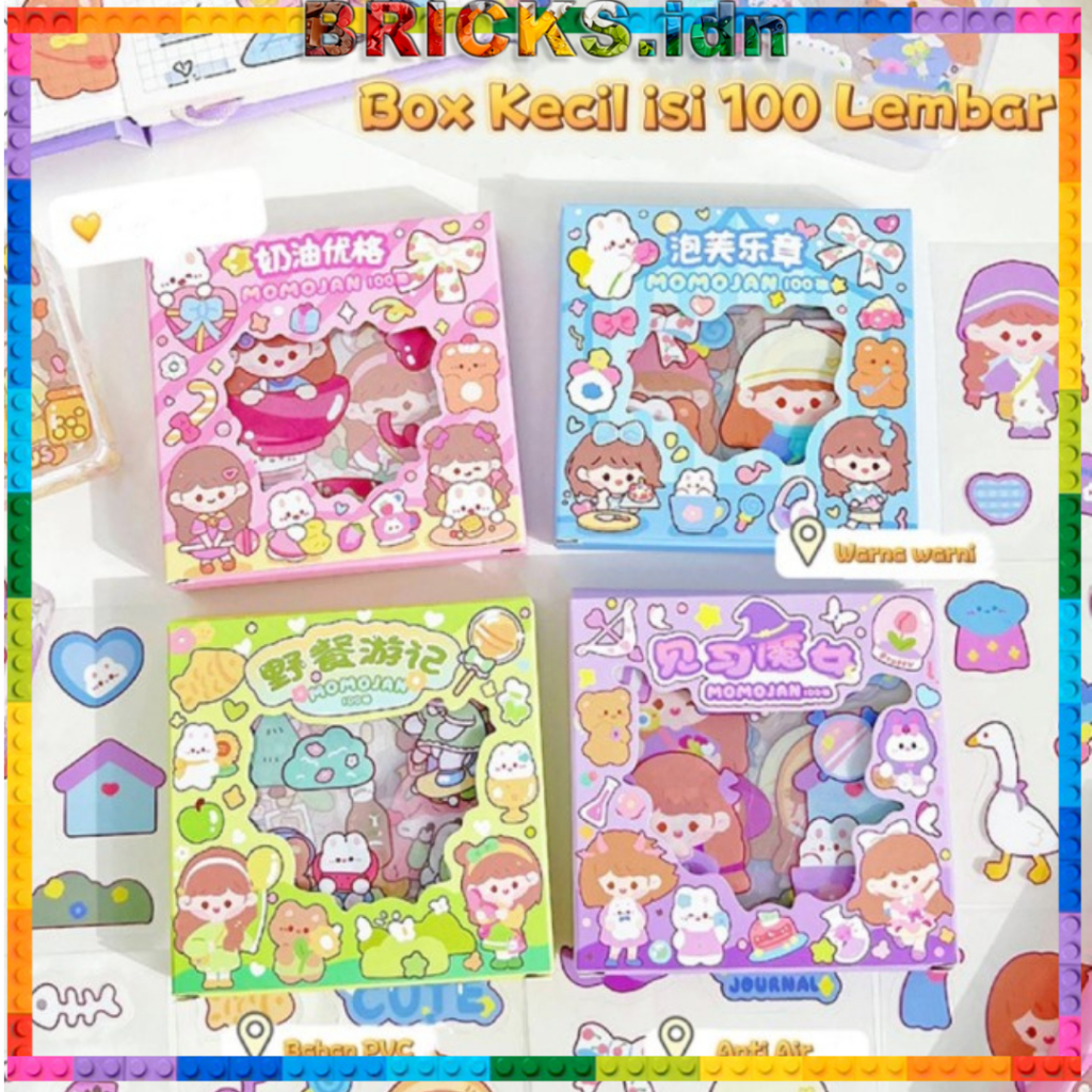 

Stiker Box Mini Isi 100 Lembar Bisa Untuk Dekor Buku Journaling