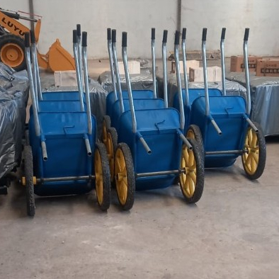 GEROBAK PROYEK 2 RODA UNTUK ANGKUT BARANG / PASIR BAN MATI TANPA ANGIN