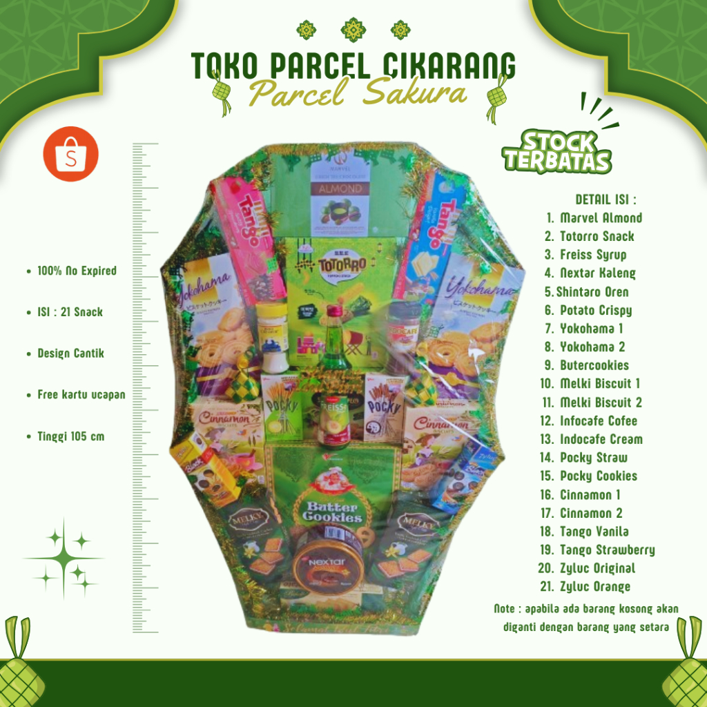 

Parcel Lebaran Parsel Makanan Sakura Toko Parcel Cikarang