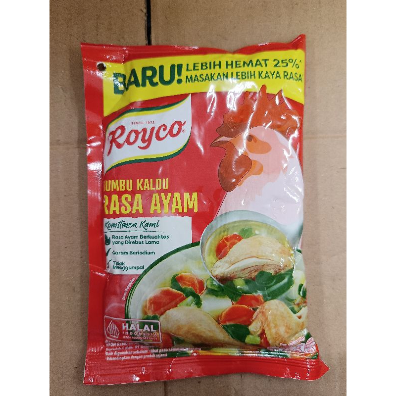 

Royco Bumbu Rasa Kaldu Ayam (Isi : 220 Gr)