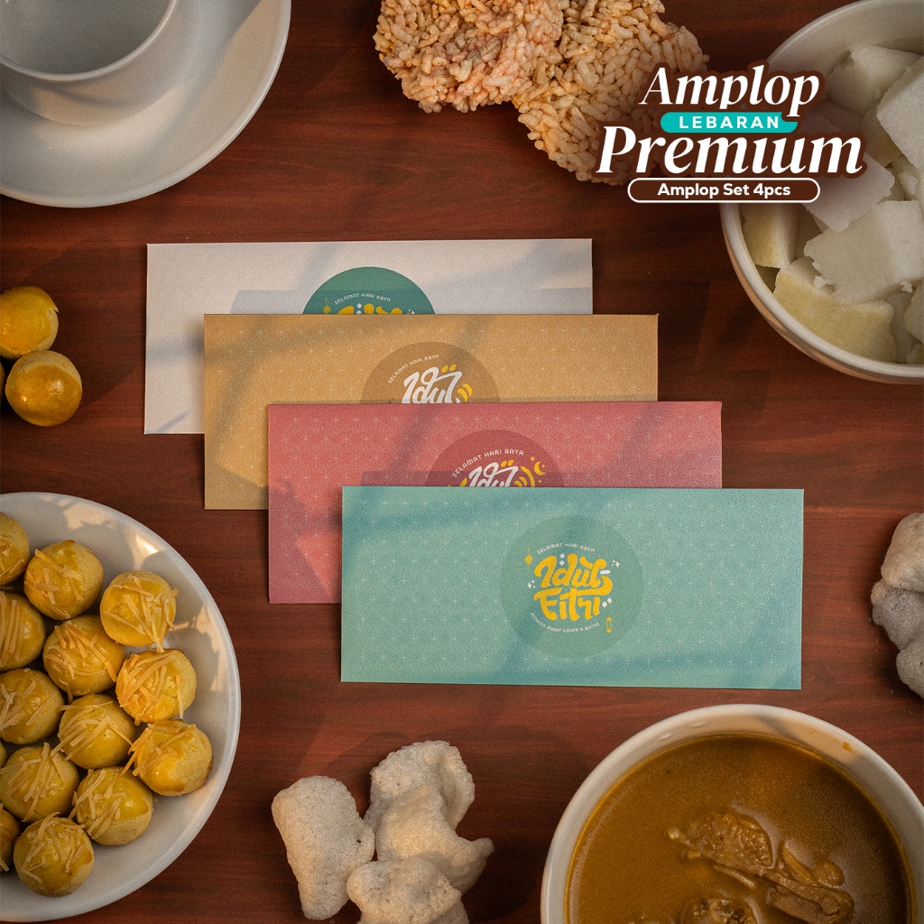

RnW - Amplop Lebaran Bahan Premium | 1Pack Isi 4pcs