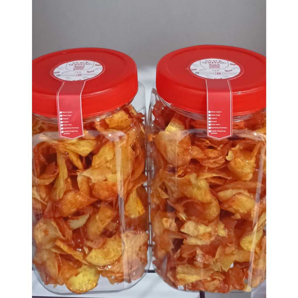 

Keripik Singkong Balado (Toples) 350 gr