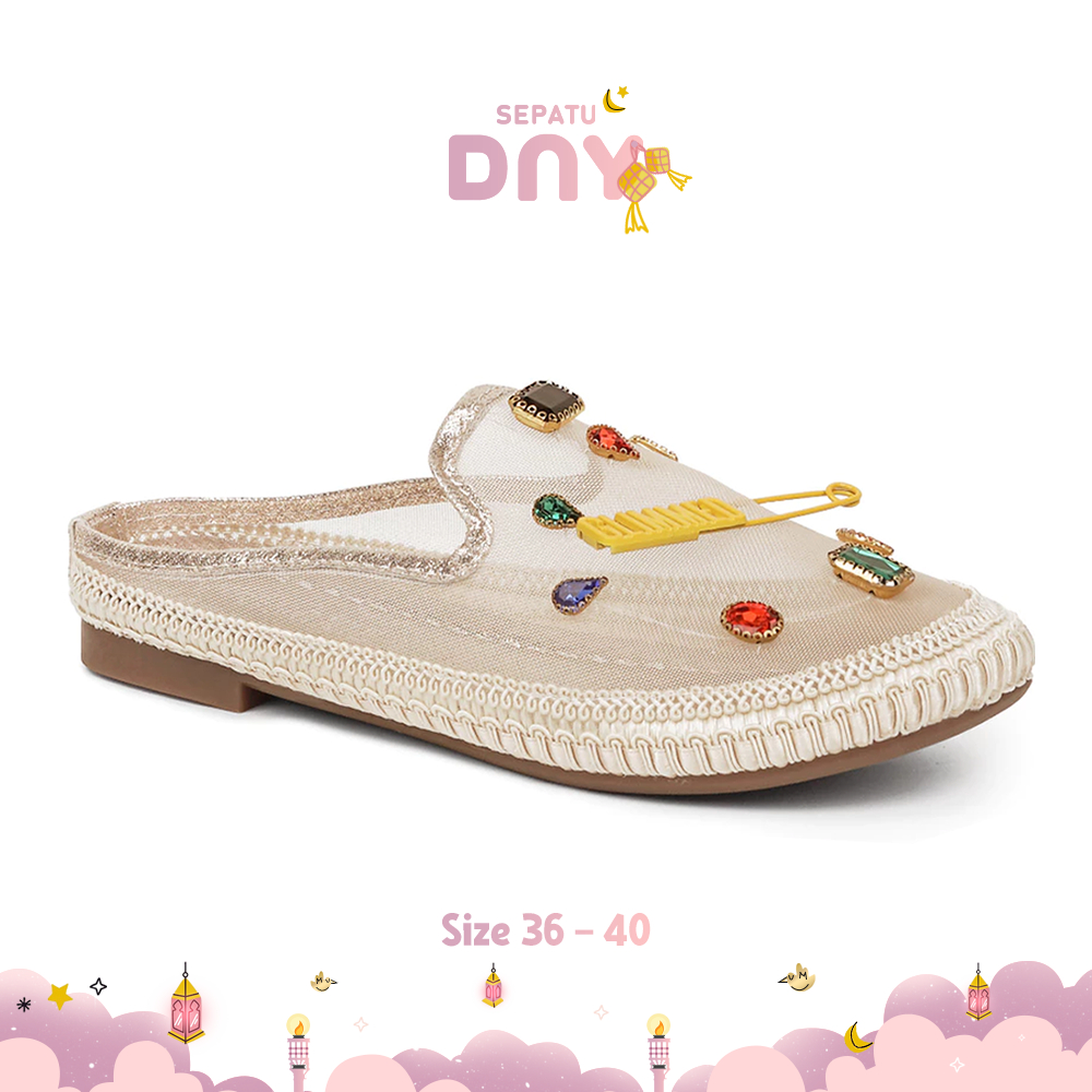 Sepatu DNY Casual Shoes Wanita Sepatu Sandal Rajut Terbaru Sendal Casual Wanita Sandal Flat 0347